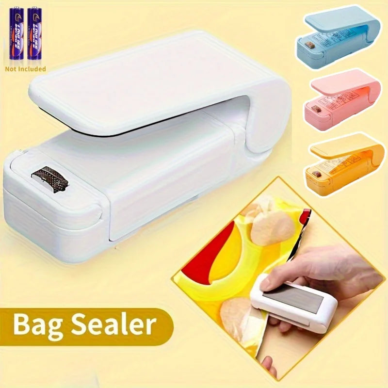 Mini zgrzewarka do torebek, przenośny klips do torebek plastikowych, maszyna do zgrzewania żywności, zgrzewarka do przekąsek, gadżety kuchenne