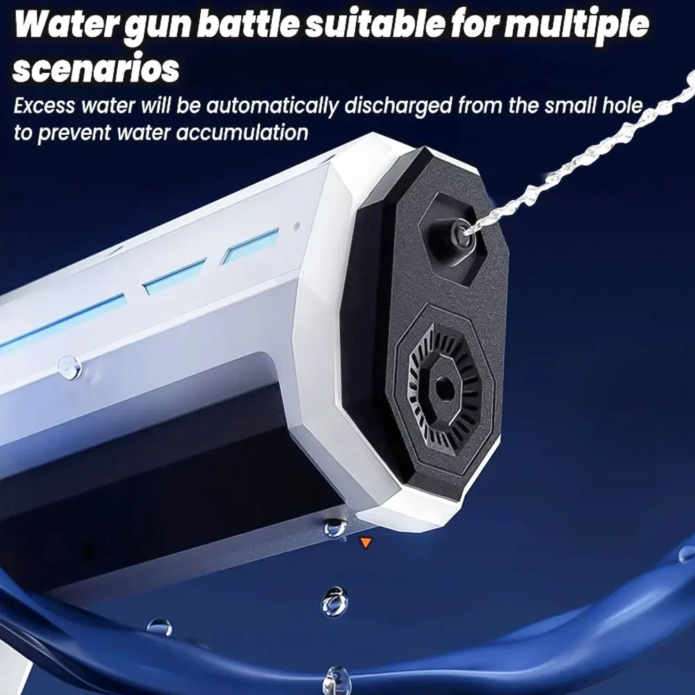 Nowe elektryczne zabawki wodne pistolety lato odkryty plaża bitwa gra w pełni automatyczna indukcja wchłaniająca wodę pistolety natryskowe dla chłopców prezent