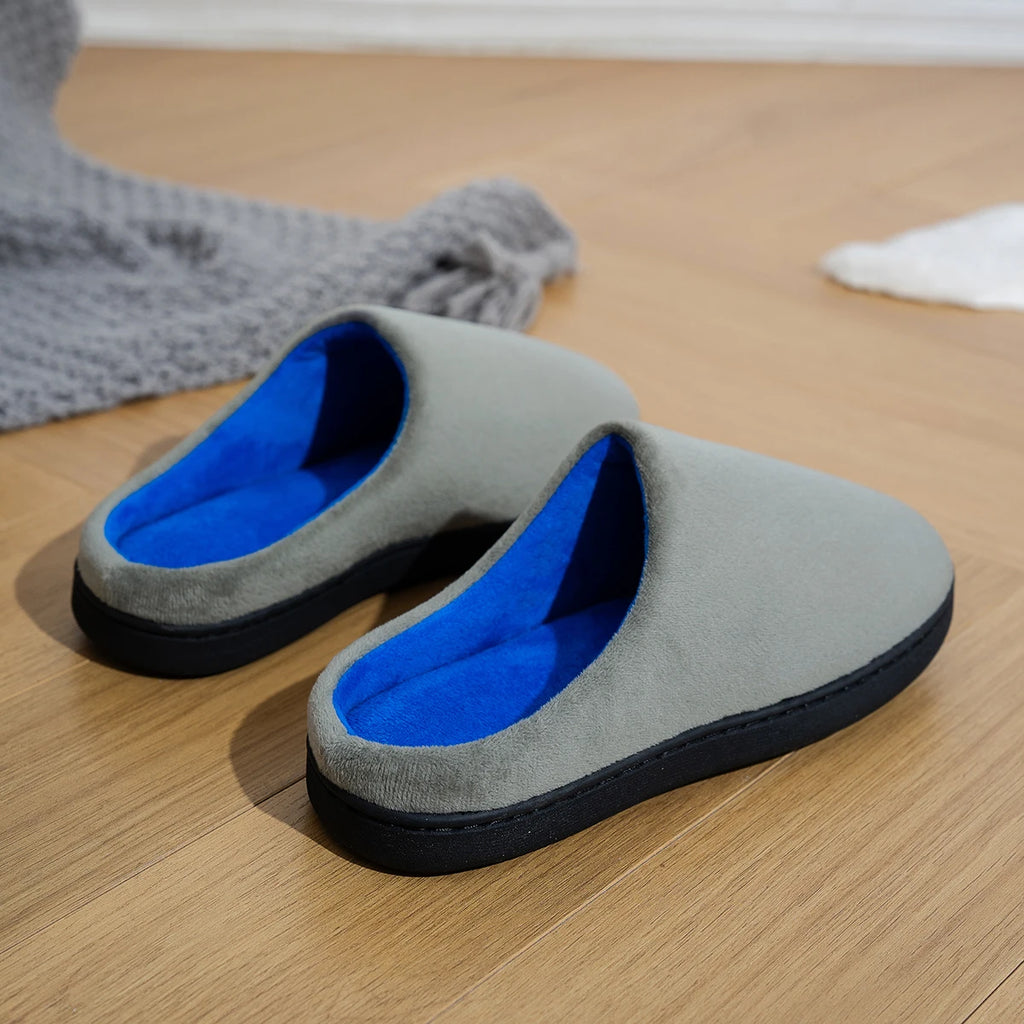 Damskie kapcie domowe Kontrastujący kolor Modne kapcie typu half-pack Odpowiednie na wiosnę jesień zimę Damskie antypoślizgowe bawełniane