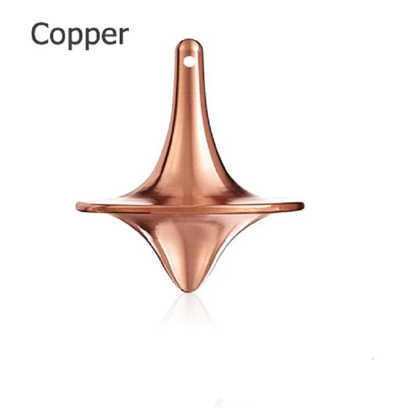 Mini Żyroskop Inception Metalowy Mosiężny Obrotowy Żyroskop Dekompresyjny Kreatywny Żyroskop Biurkowy dla Dorosłych Mini Ręczny Wirnik