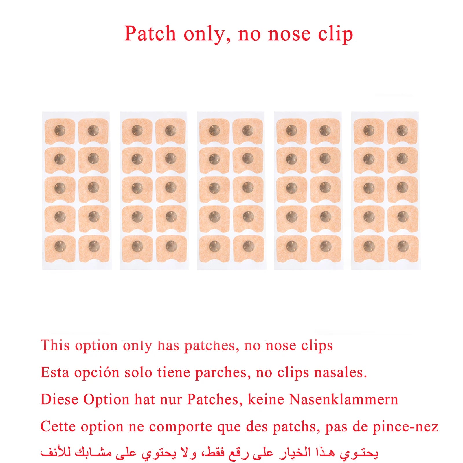 Magnetyczne paski na nos dla ulgi w chrapaniu Zapas na 15/30 dni Silny klej Wysokiej jakości aparat do spania Pomoc przeciw chrapaniu