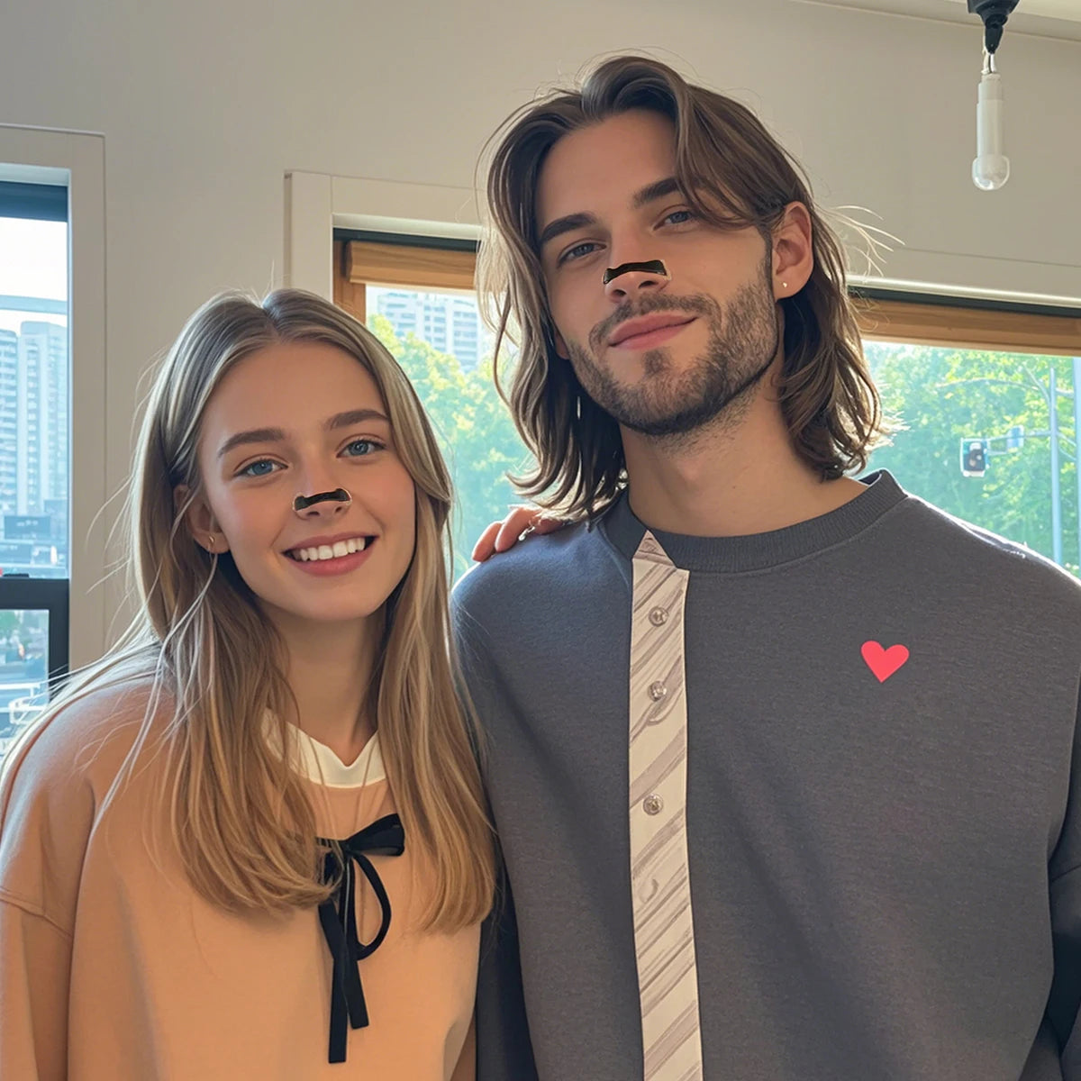 Rozszerzacz nosowy – zestaw komfortowych plastrów na nos do ćwiczeń/codziennego użytku: magnetyczny, regulowany design + akcesoria do codziennego czyszczenia. 4